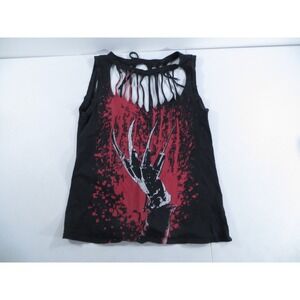 Nightmare On Elm Street Freddy Krueger Sleeveless Slashed T-Shirt Large NECA